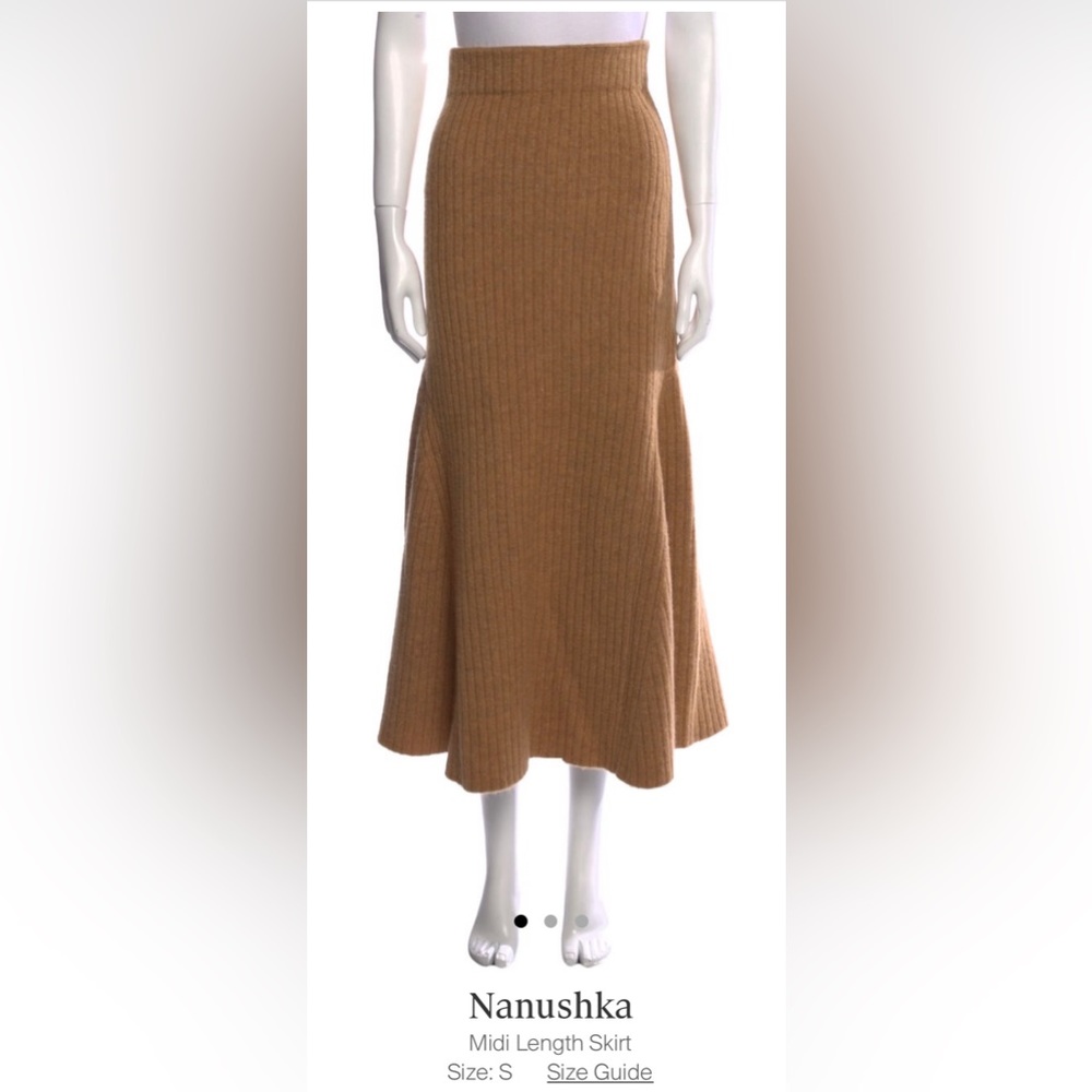 Babushka midi knit sweater skirt